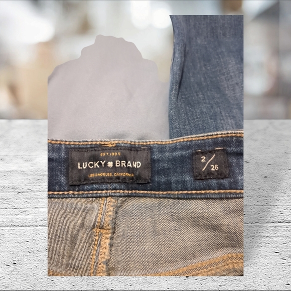 Lucky brand jeans haydon crop style size 26 / 2 - Picture 10 of 10